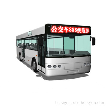 P10 Red Color Programmable Bus Moving LED Sign (front/rear window)